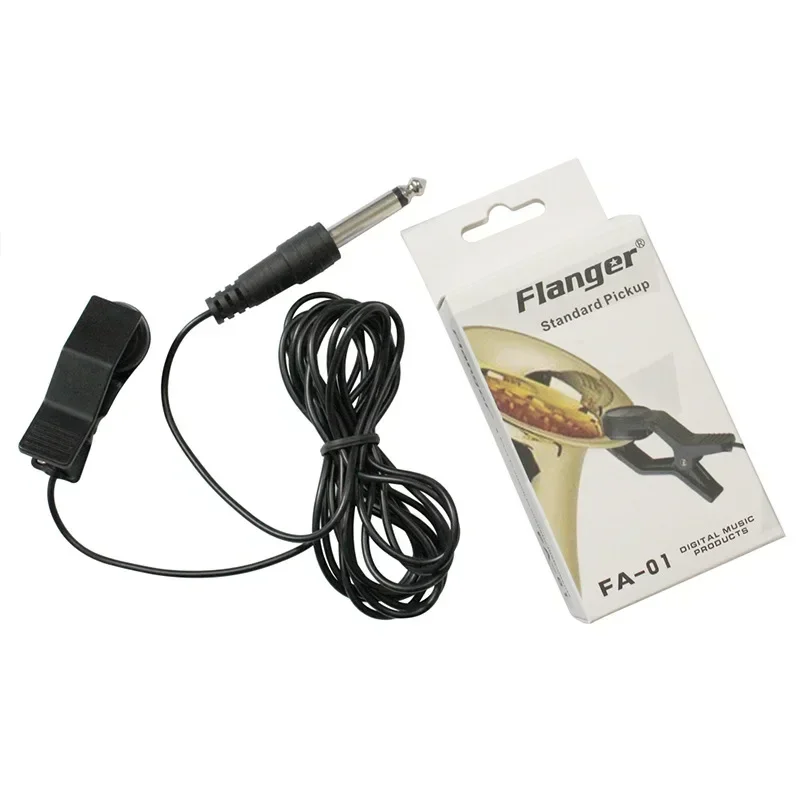 Flanger FA-01 Pickup Guitar Accessories Professional Clip On Microphone Pickup for Violin Banjo Mandolin Ukulele Parts