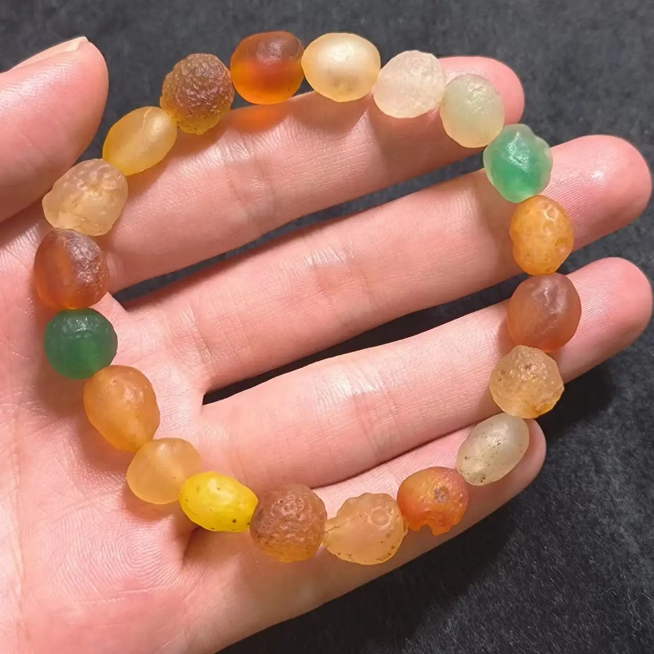 

10pcs/lot Natural Gobi Agate Bracelet strange stone absorb millennium aura mysterious strange beautiful Collectibles wholesale