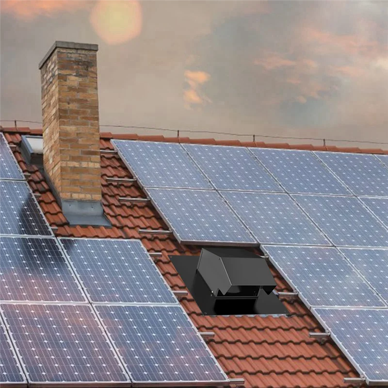 

AFOURT-крышка вентиляционного отверстия на крышу 4-дюймовые стальные вентиляционные отверстия для ванной комнаты с 4 крышами для системы вентиляции