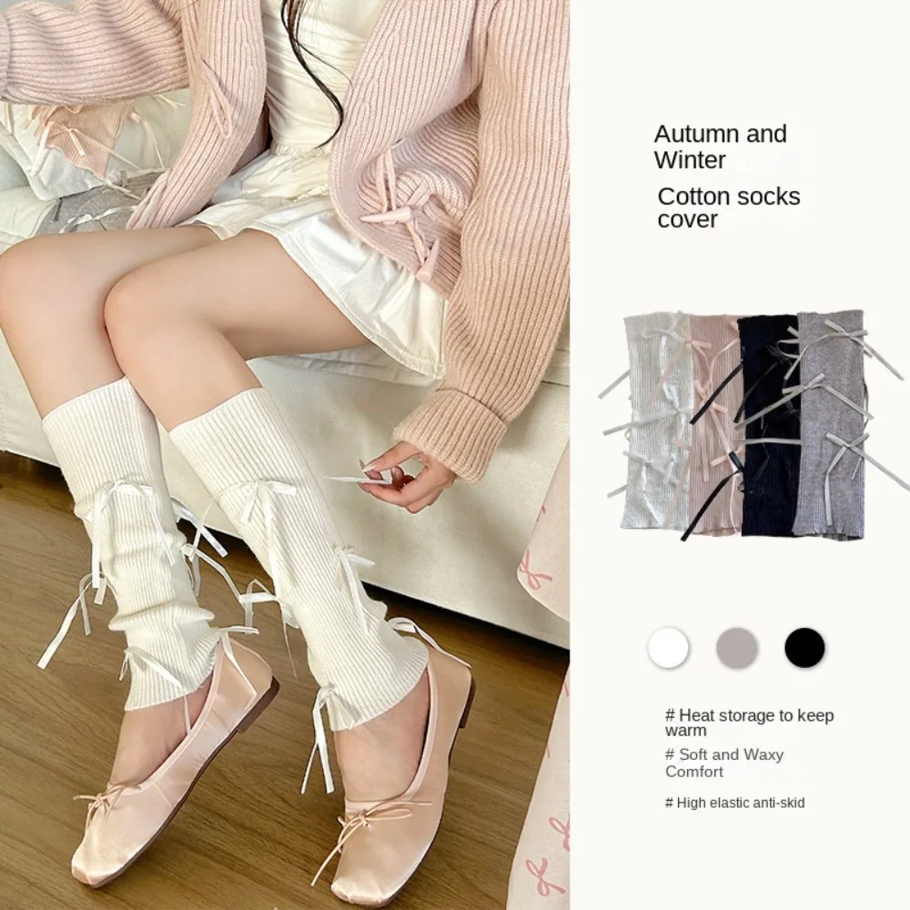 

New Y2k Winter Leg Warmers Warm Lolita Knit Long Socks Heap Heap Socks Lolita Leg Warmers Women