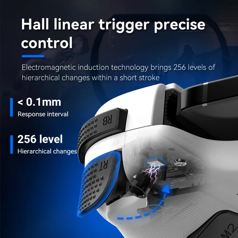 D11 Game Stretching Controller With Hall Trigger Supports PC/Android/Switch and other Platforms