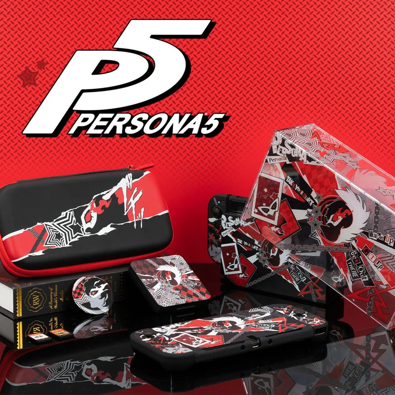 Switcholed Persona 5 حافظة واقية وحدة التحكم في الألعاب حقيبة التخزين P5 ملحقات محيطية محدودة مقبض منفصل حافظة واقية #1