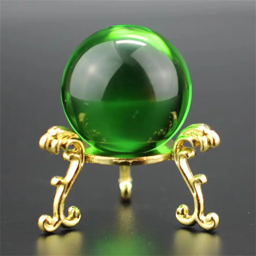 Crystal Ball Metal Base Figurine Display Stand Handicraft Sphere Stone Support Diamond Holder Desktop Ornament Photography Props