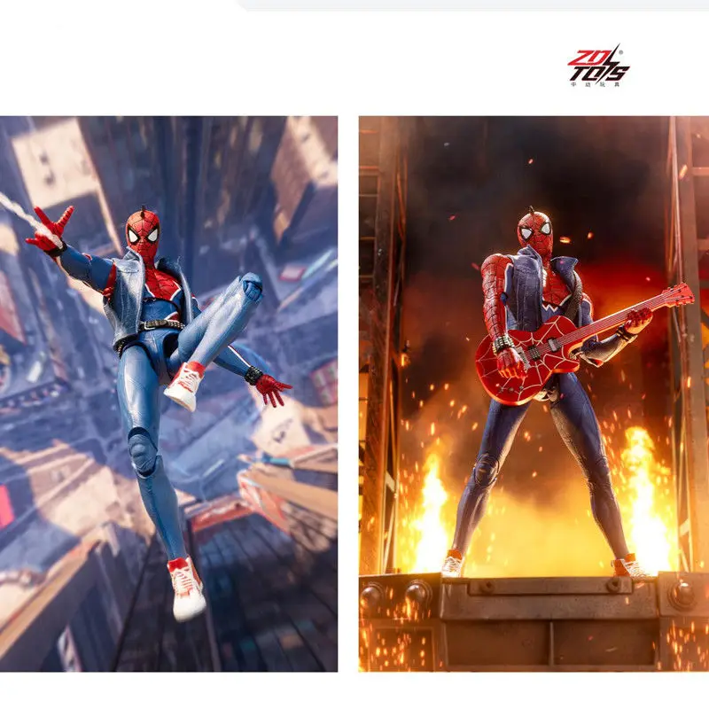 ZD Toys Spider-Man Brandneuer Day Miles Morales Spider-Man Scarlet Spider Hobie Brown ‌ Eisen-Spinnen ‌ Actionfiguren Spielzeugmodell Geschenk – Detail 14
