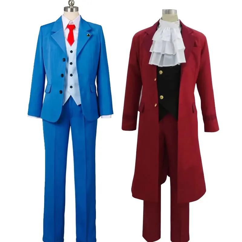 

Аниме Phoenix Miles Edgeworth костюмы для косплея Apollo Justice Kristoph Gavin Asougi Kazuma Simon Blackquill Cos наряды на заказ