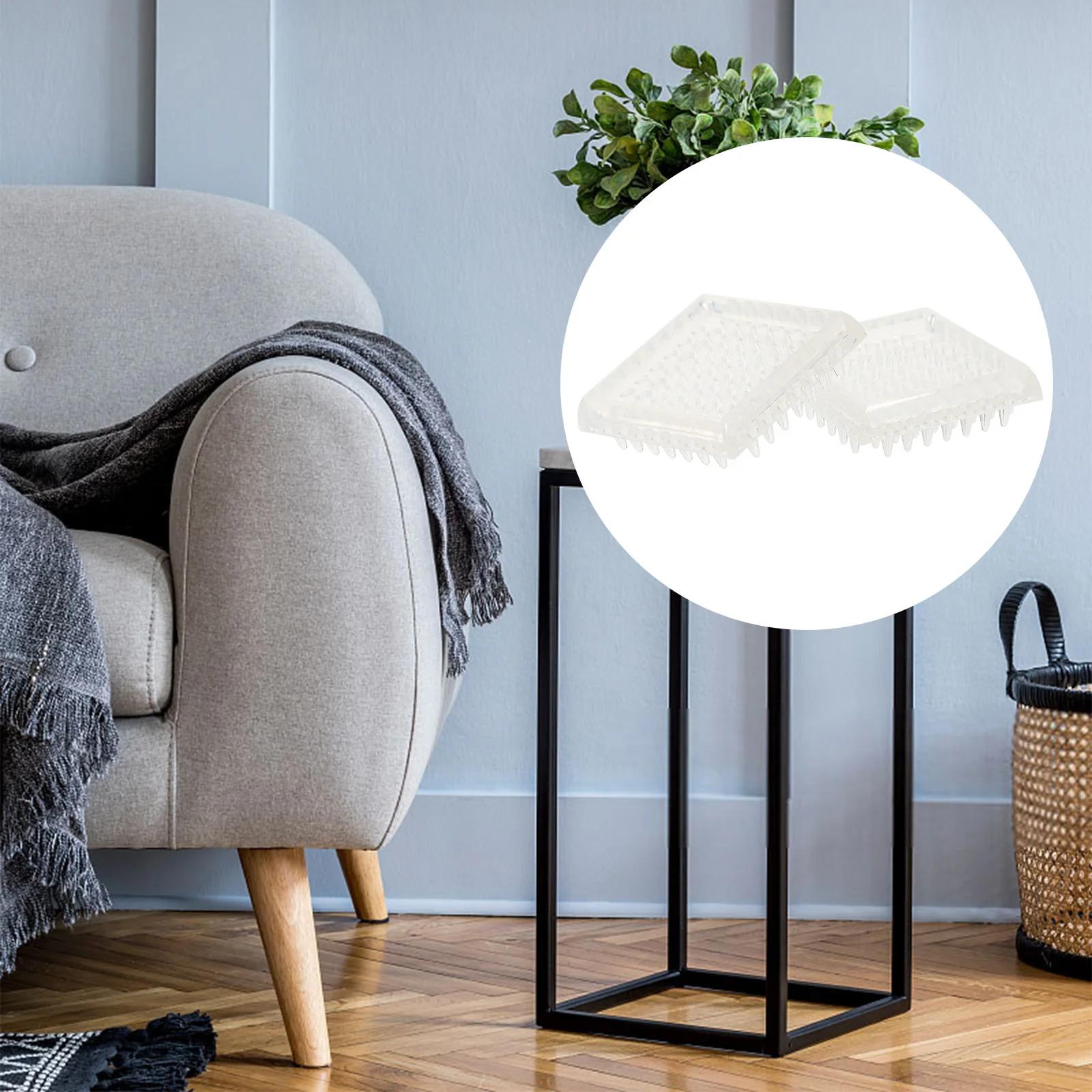 

8Pcs Anti Slip Furniture Leg Covers Chair Foot Pads Protectors for Wood Floors Non Slip Chair Leg Floor Protectors