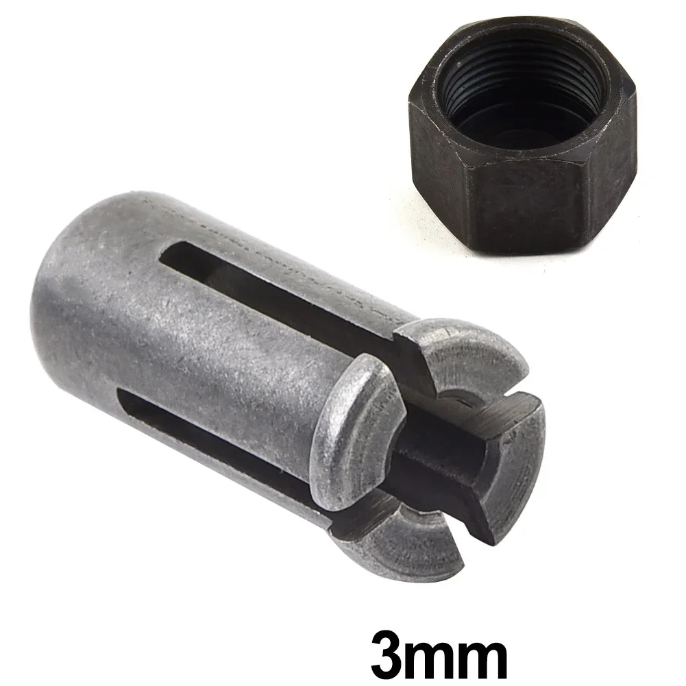 1Pcs Metal Reducer Adapter Nut Chuck Collet Cap Replace 3mm 6mm For Electric Grinding Accessories Grinding Machine Rotary Tool