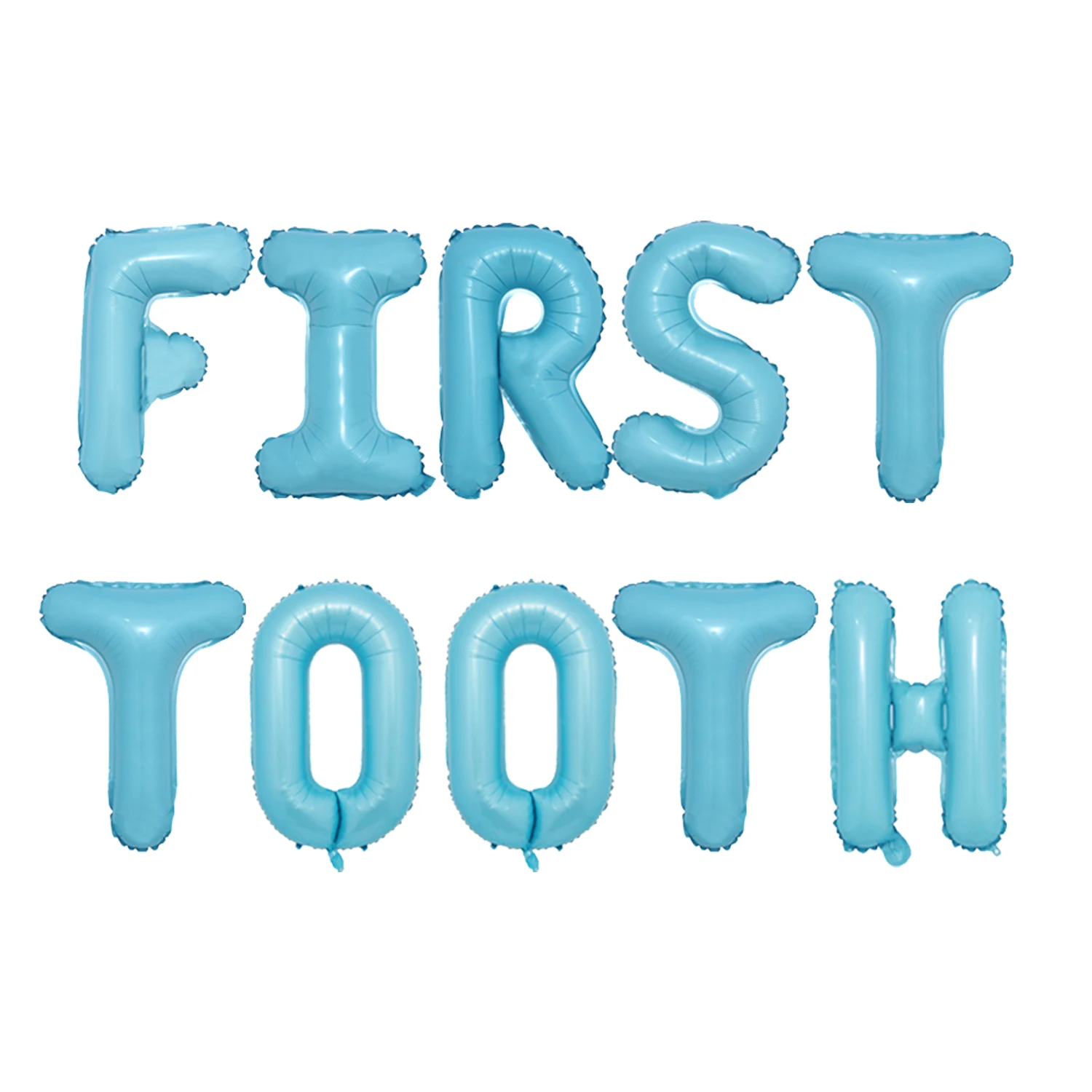 First Tooth 1st Birthday Party Decorations,First Tooth Balloon Banners Tooth Shape Balloon for First Birthday Party Supplies