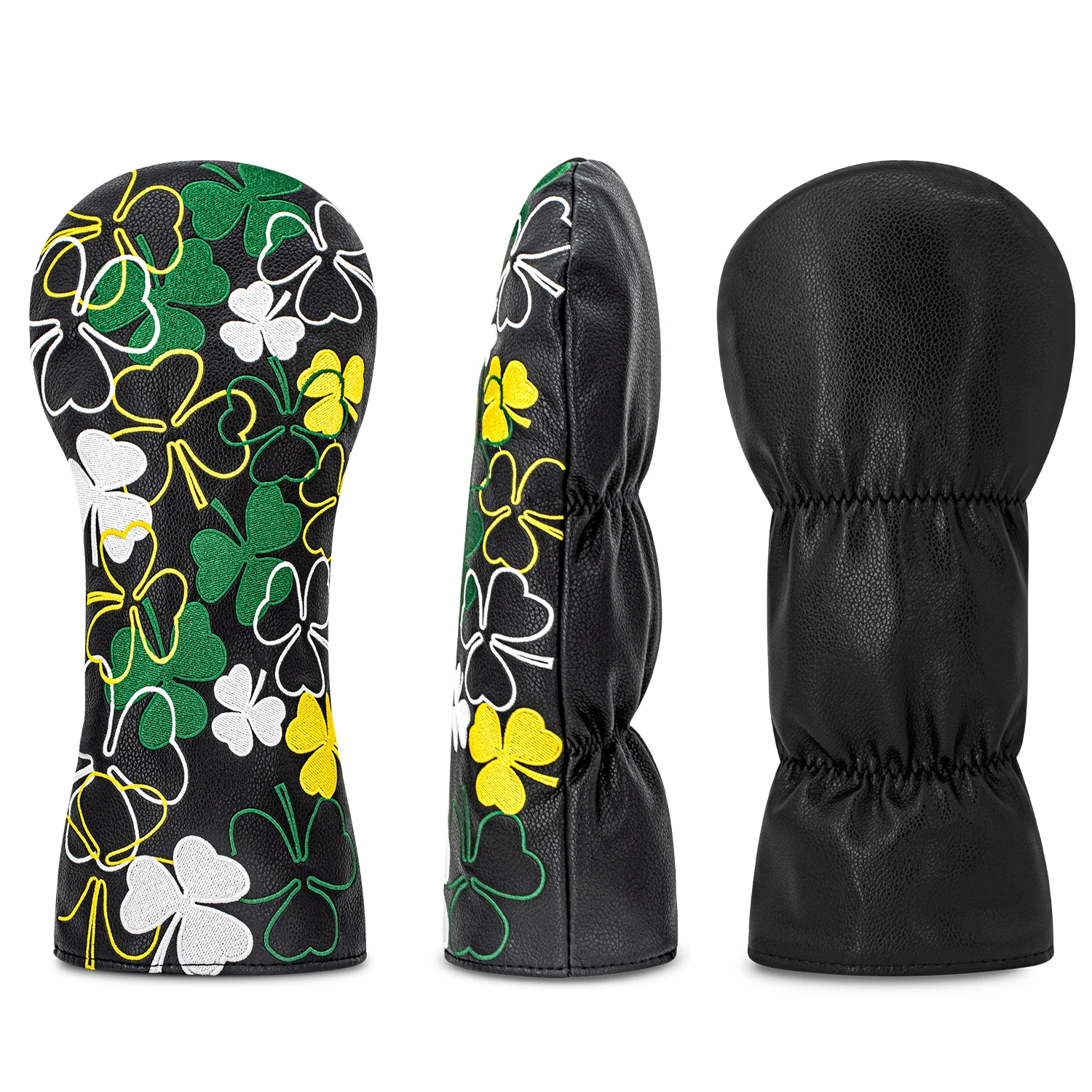 1PC/3PCS Golf Wood Headcovers for Driver, Fairway & Hybrid, Durable Protective Golf Club Covers, Stylish for All Wood Clubs