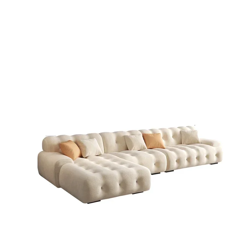 

Секционный скандинавский диван для гостиной, кожаный роскошный пуховый модульный диван для гостиной, акцентная кровать, Muebles Para El Hogar, мебель для дома