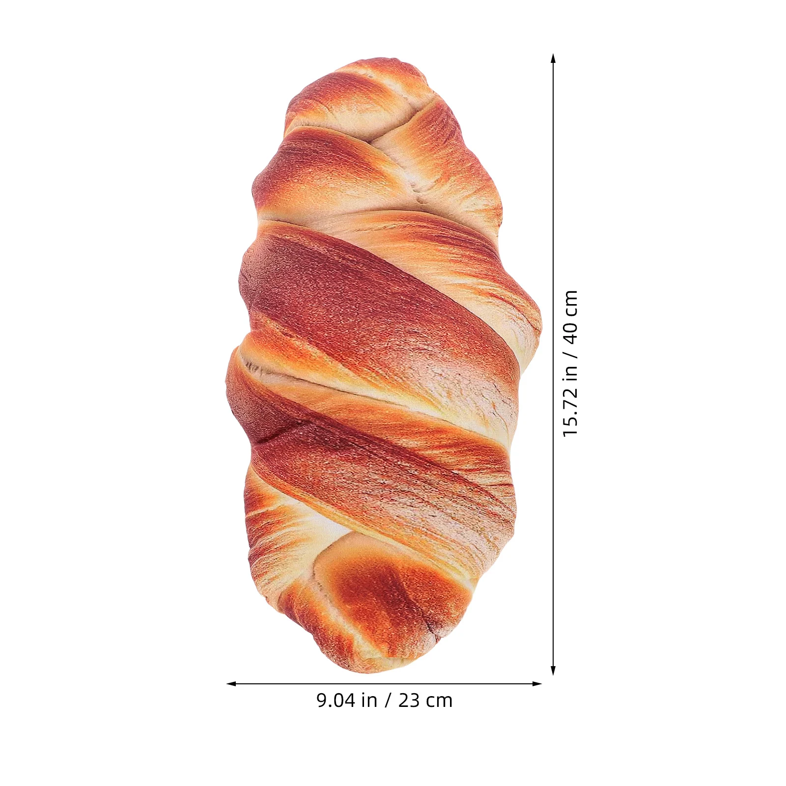 وسادة الرغيف الفرنسي المحاكاة بتصميم الخبز الواقعي وسادة زخرفية مريحة لغرفة المعيشة وغرفة النوم والسفر للاستخدام اللطيف