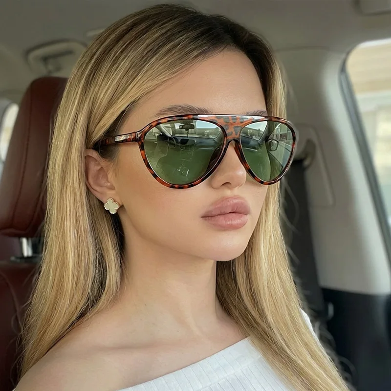 European American Style Men Sunglasses Pilot Shape Anti-reflective Sun Glasses Woman Hiking Mountaineering Men Sun Glass