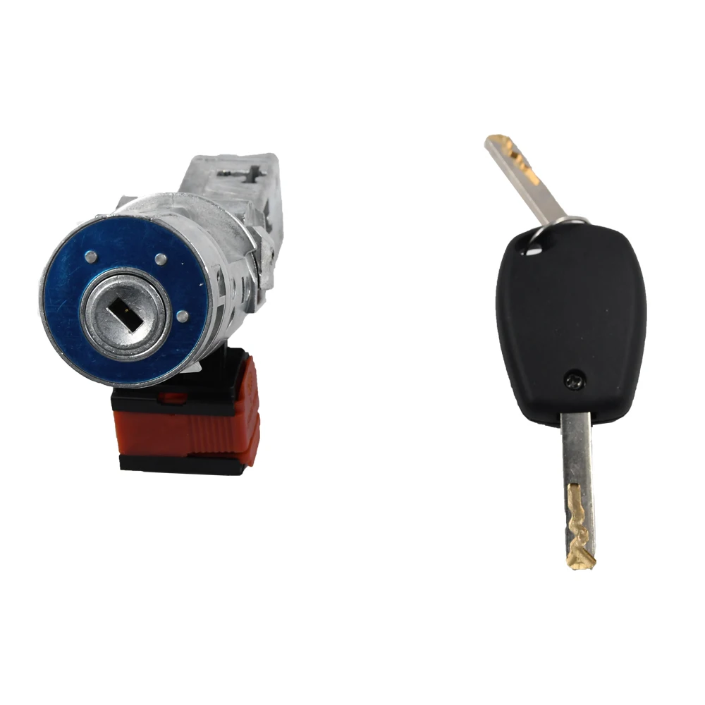 8200214168 Ignition Lock Barrel Starter Switch+Key For Renault Clio MK3 For Vauxhall Fiat 2005-2012 7701208408 N0502064 N0502060