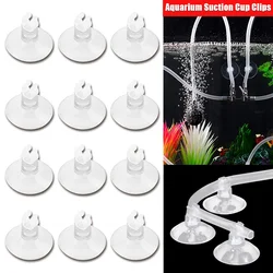 10Pack Aquarium Suction Cup Clips Airline Tube Holders Clamps Fish Tank Hose Holder Clips Adheres to Glass & Acrylic