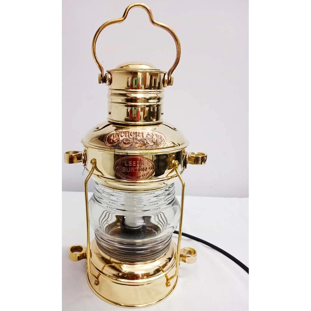 Decorative Vintage Style Collectible Nautical Ship Lantern Home Decor Nautical and Brass Lantern