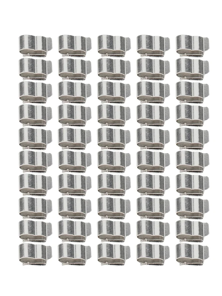 Clamp Solar PV Cable Clip Edge Clip Cable Organizer 20 50pcs 2x6mm Set Solar Cable Fastener Wire Clamp Components
