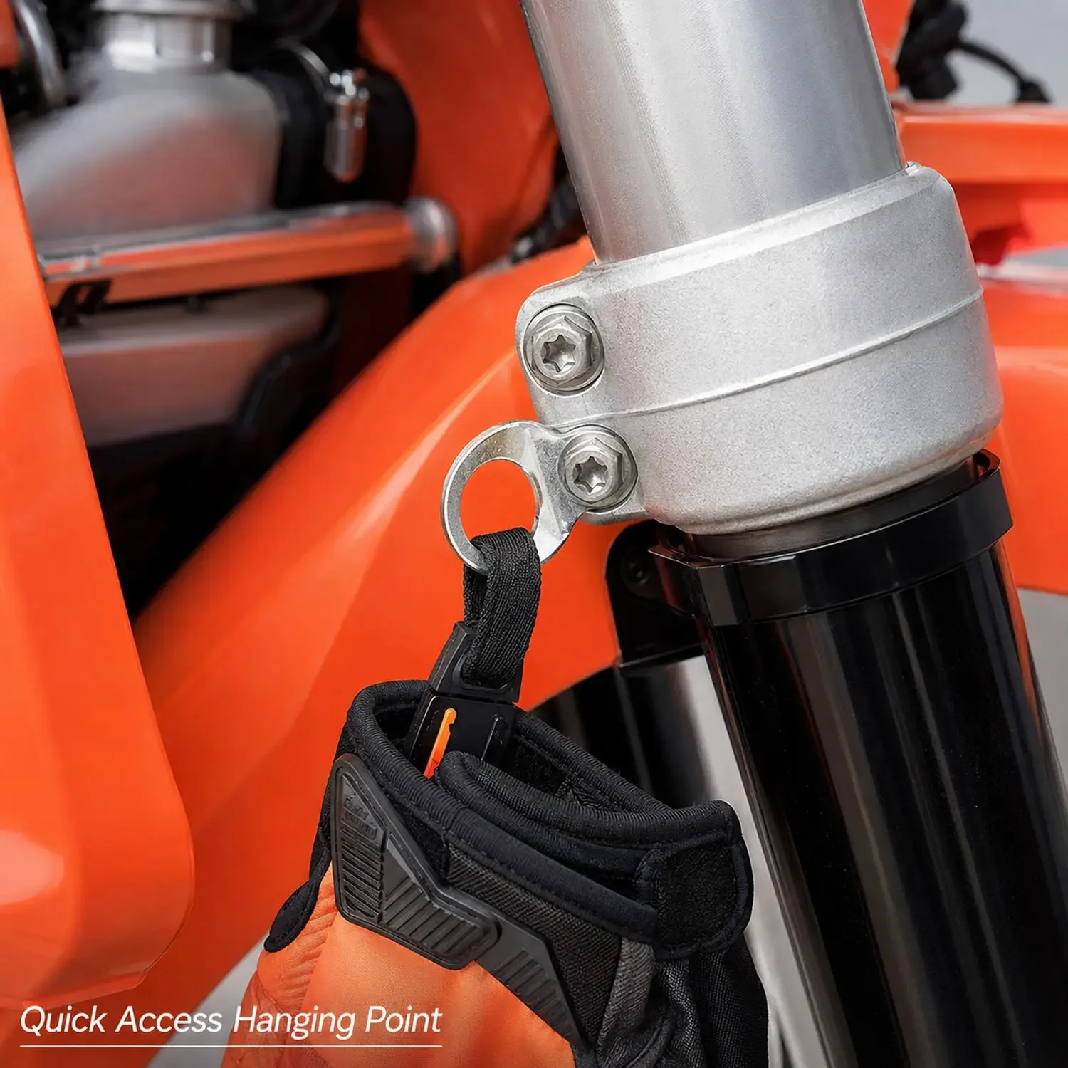 2–6 Stück starke Motorrad-Befestigungsgurte, Metall-Befestigungsringe für Motocross/Dirt Bike/ATV/UTV usw., Motorradzubehör – Detail 8