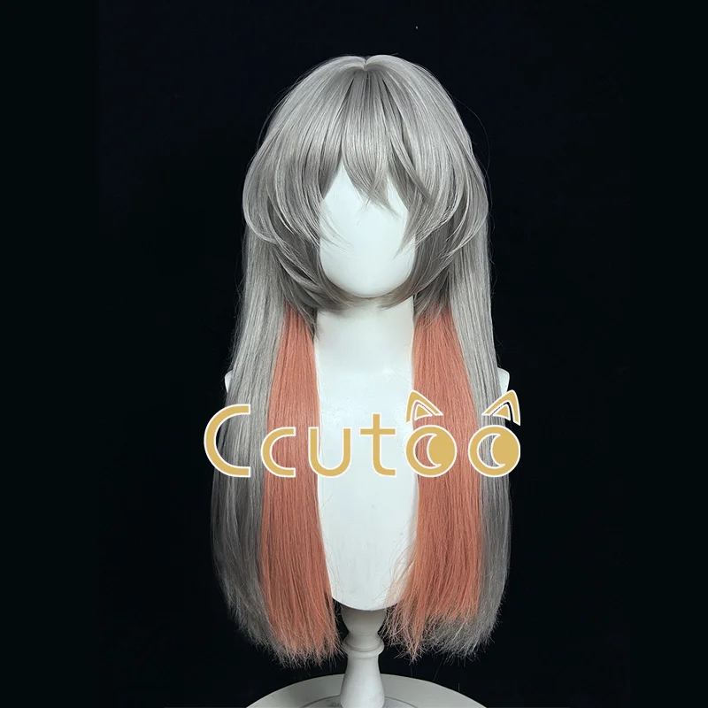 Peruka Judy Hopps Policjantka Antropomorficzna Anime Różowo-Szara Cosplay Halloween Karnawał Przebranie Kostium do Odgrywania Ról