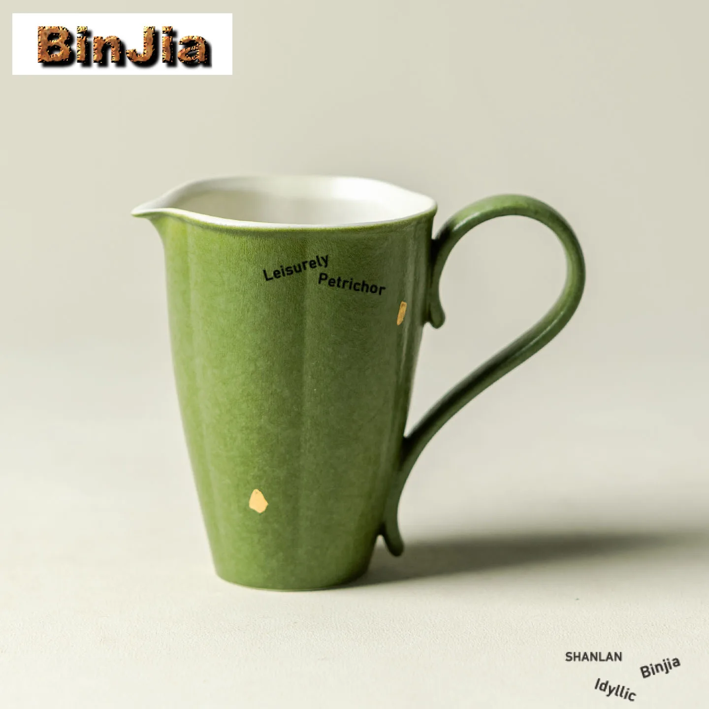 

160 мл зеленая глазурь, посыпанный золотой кувшин для чая, разделитель ча-хай, диспенсер для юстиции, чашка для чая с цветком, кружка для чая, посуда для напитков, принадлежности