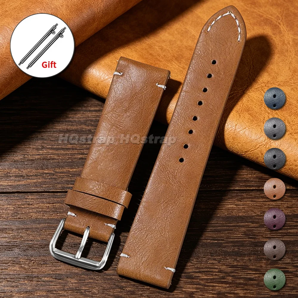 Watches Rolex Smartwatch - Tali Jam Tangan Kulit Lilin Minyak