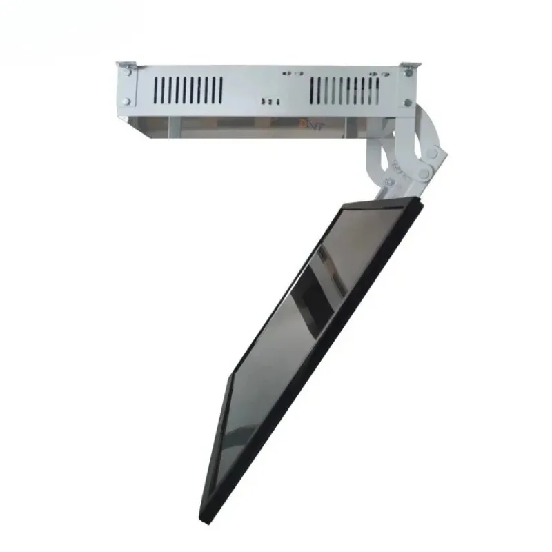 

Smart home office ceiling motorized tv mount ceiling drop down tv lift with remote control
