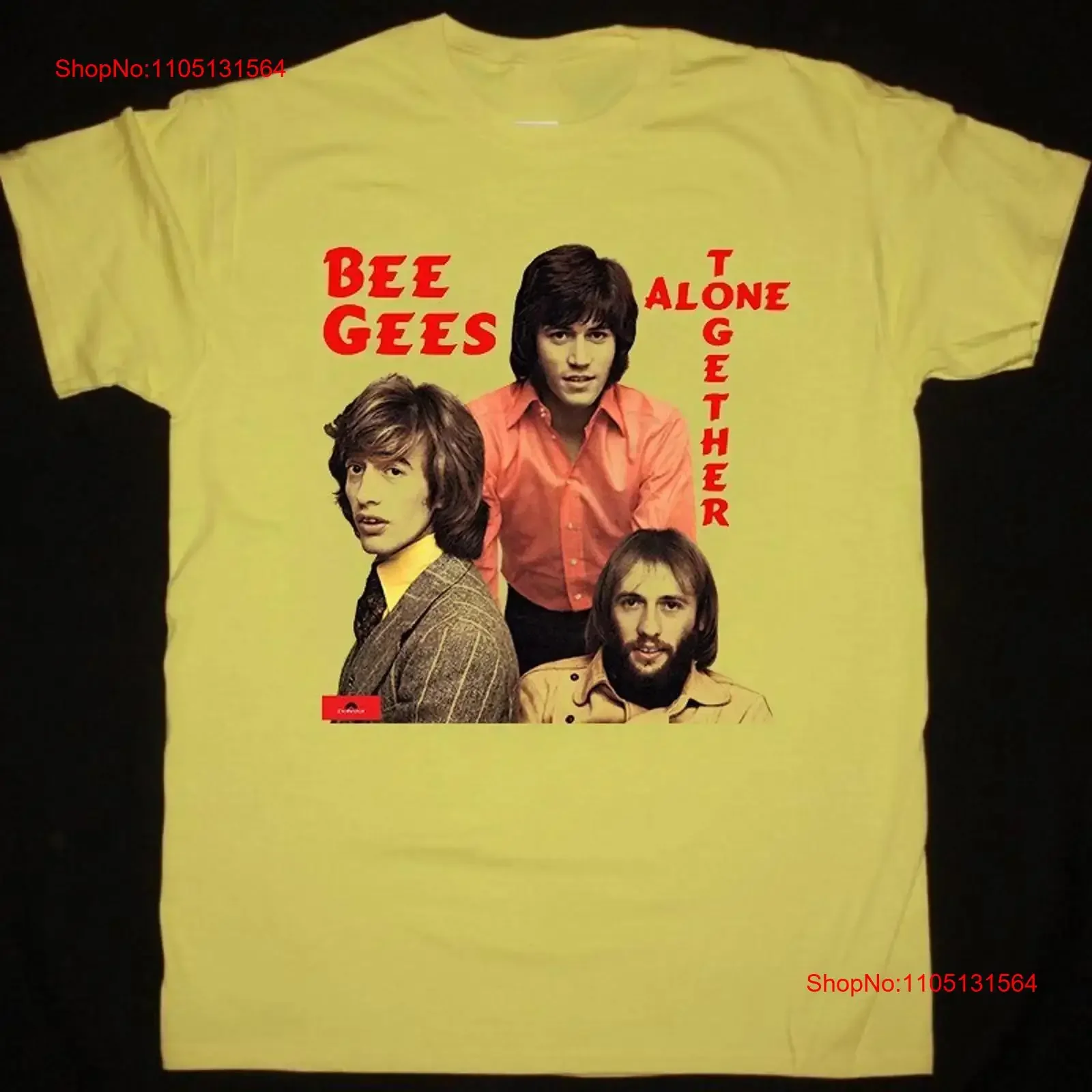 تي شيرت Back from the Dead Bee Gees One For All Tour تي شيرت Daisy S 5XL 1P0004 عتيق مغسول مريح قليلاً ملابس خروج ناعمة