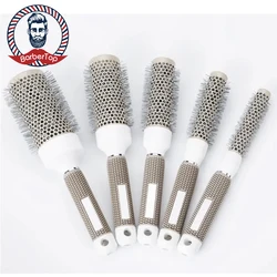 Pentes de ondulação profissional para mulheres, escova de cabelo redonda úmida e seca, escova de cabelo, barbearia, ferramentas acessórios