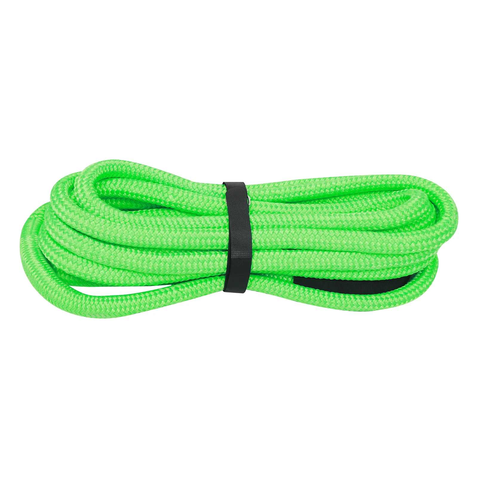 Trailer Rope 7/8 Inches * 30 Feet Breaking Force 30580 Pounds+2 Soft Rope Sleeve Green