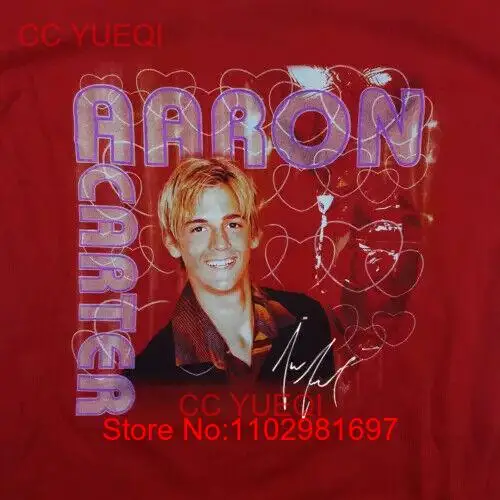 VTG 2000s Aaron Carter Murina Love Shirt Classic Red Unisex S-5XL CC2293