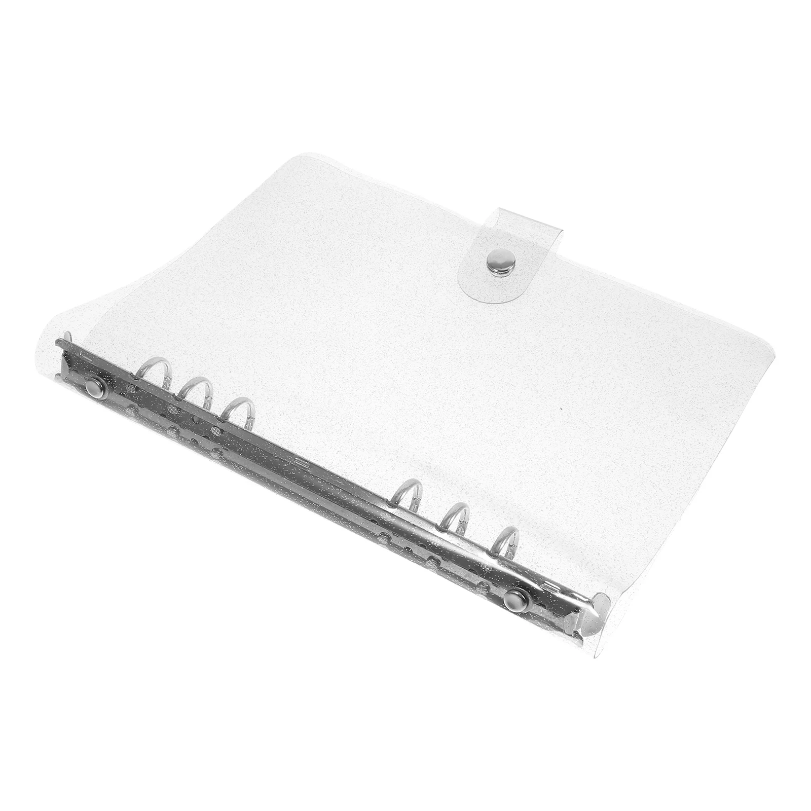 

Pvc Waterproof Loose Leaf Binder Book Case 6 Hole Notepad Protector Plastic Smooth Surface Easy Clean Storage Cover For