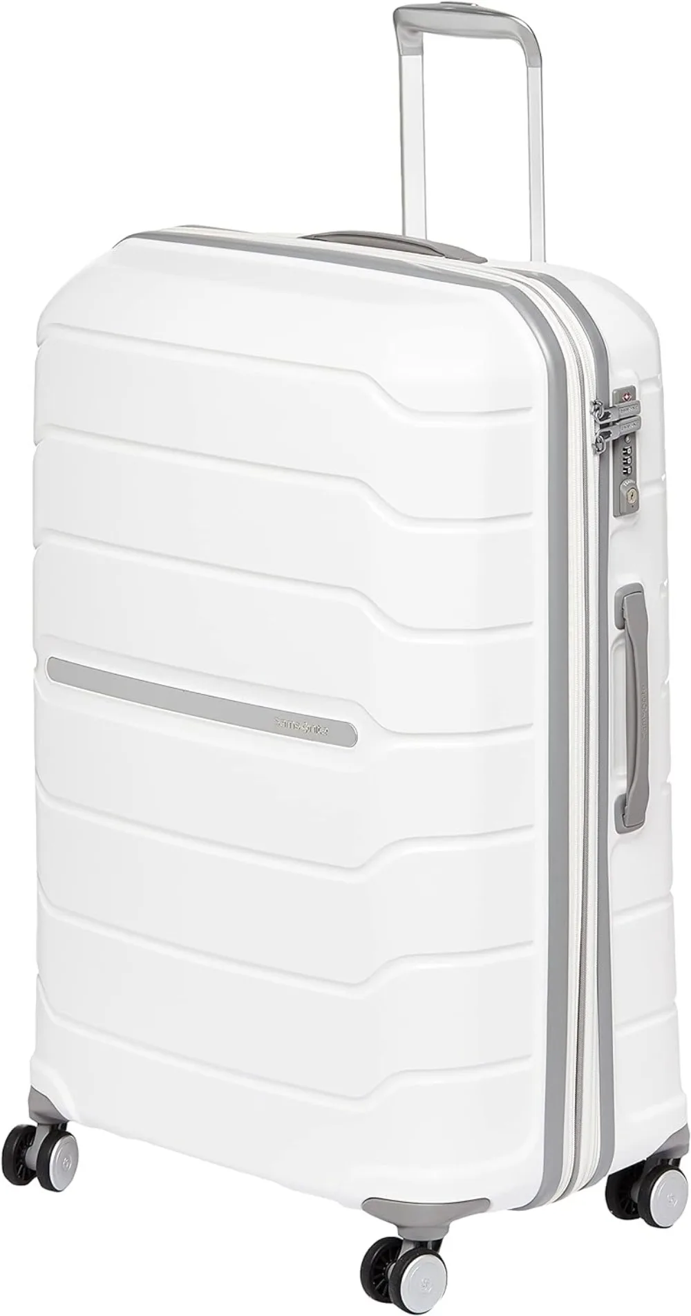 

Samsonite Freeform Hardside Expandable with Double Spinner Wheels, Checked-Medium 24-Inch,