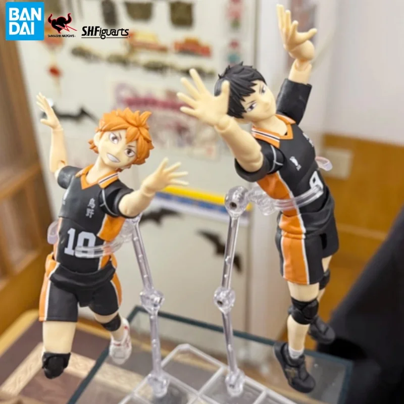 

Новая оригинальная фигурка Bandai SHF Шойо Хината из старшей школы Карасуно (Haikyuu!!) Коллекционная фигурка аниме-персонажа, модель, игрушка, украшение, подарок