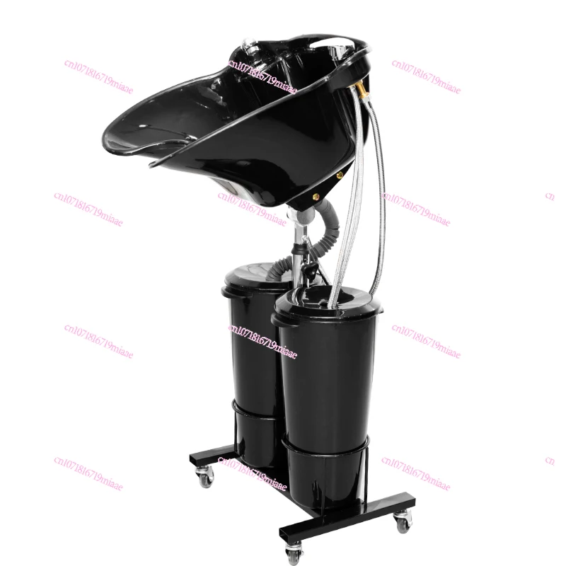 Beauty Salon Mobile Vertical Shampoo Basin Punch  Patient Pregnant Women Elderly Barber Shop Home Sitting Shampoo Chair