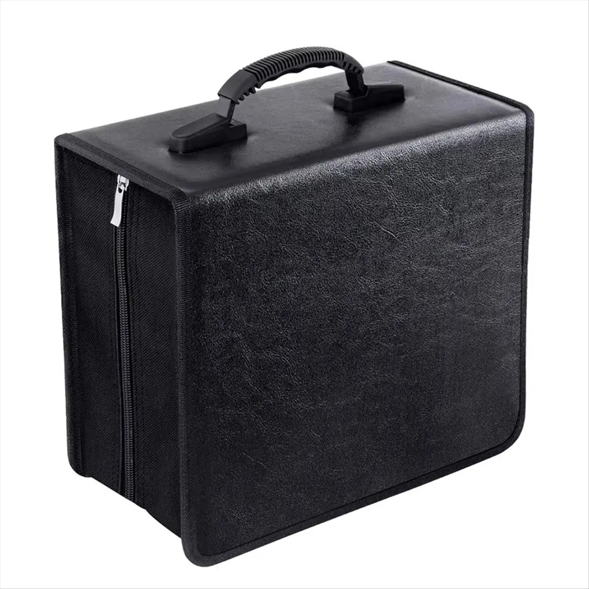 fine 400 Capacity CD/DVD Storage Organizer Case Portable, High Capacity CD Holder for Home and Travel