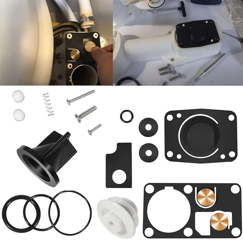 

Replacement for Jabsco 29045-2000 Marine Manual Toilet Service Kit Fit for 29090-2 & 29120-2 Series Toilet (1998 to 2007)