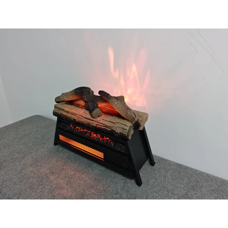 23 inch Electric Fireplace  3D Log set insert, Infrared Fireplace Heater for Indoor