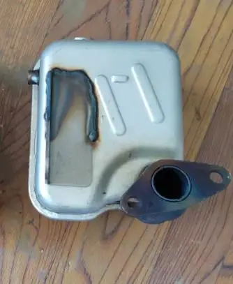 For Subaru Robin EX27 Small Gas Engine Garden Power Motor Heat‑resistant Muffler Exhaust Motor Repair Replacement Spare Accessor
