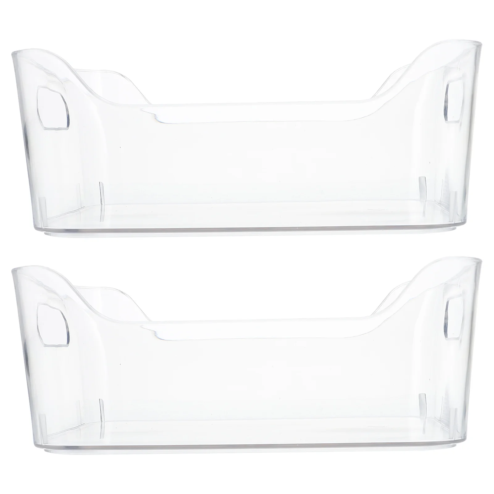 

2Pcs Refrigerator Organizer Multi-Use Storage Bins Perfect for Vegetables Fruits Cheese Packets Small Storage Bins