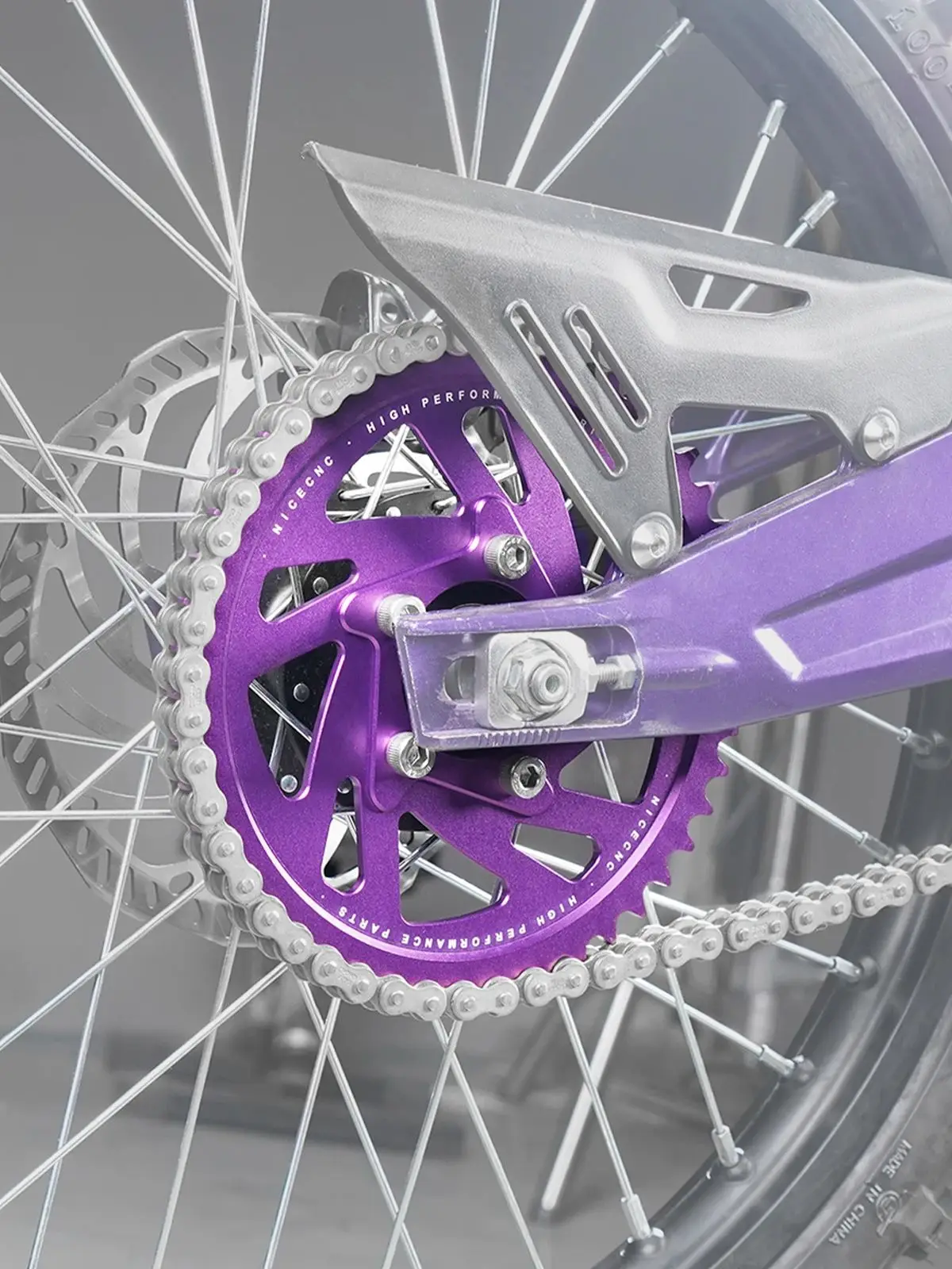 AliExpress NICECNC For Surron Light Bee X For SUR-RON Light Bee S L1E Motocross 48T Rear Sprocket For Segway X160 X260 Electric Dirt Bike