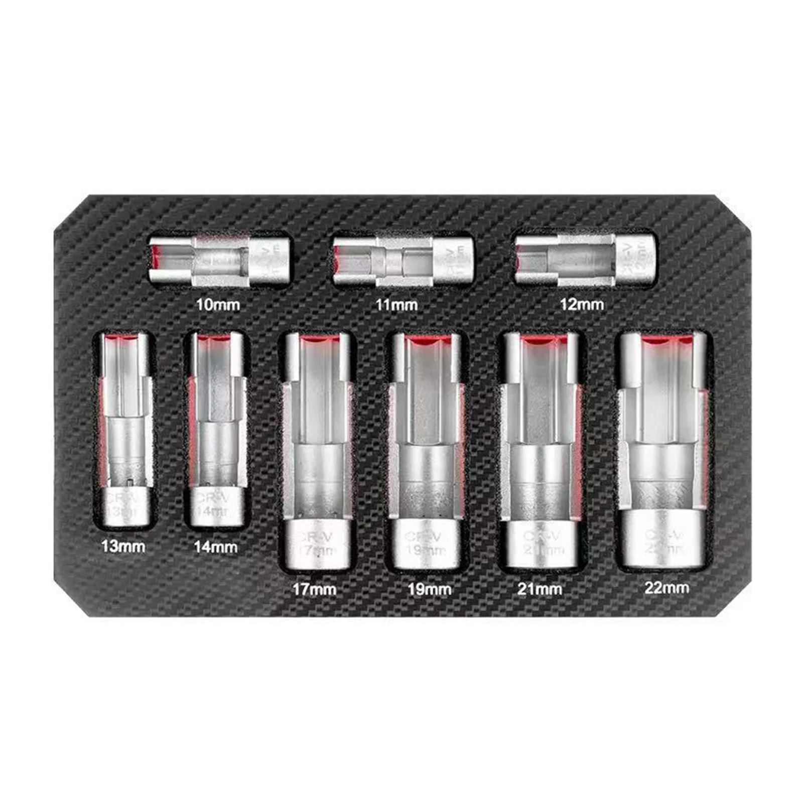 

9 Pieces Oil Pipe Car Wrench Removal Tool Kit Oil Pressure Sending Unit Removal Kit Oxygen Sensor Socket Set for Vehicle