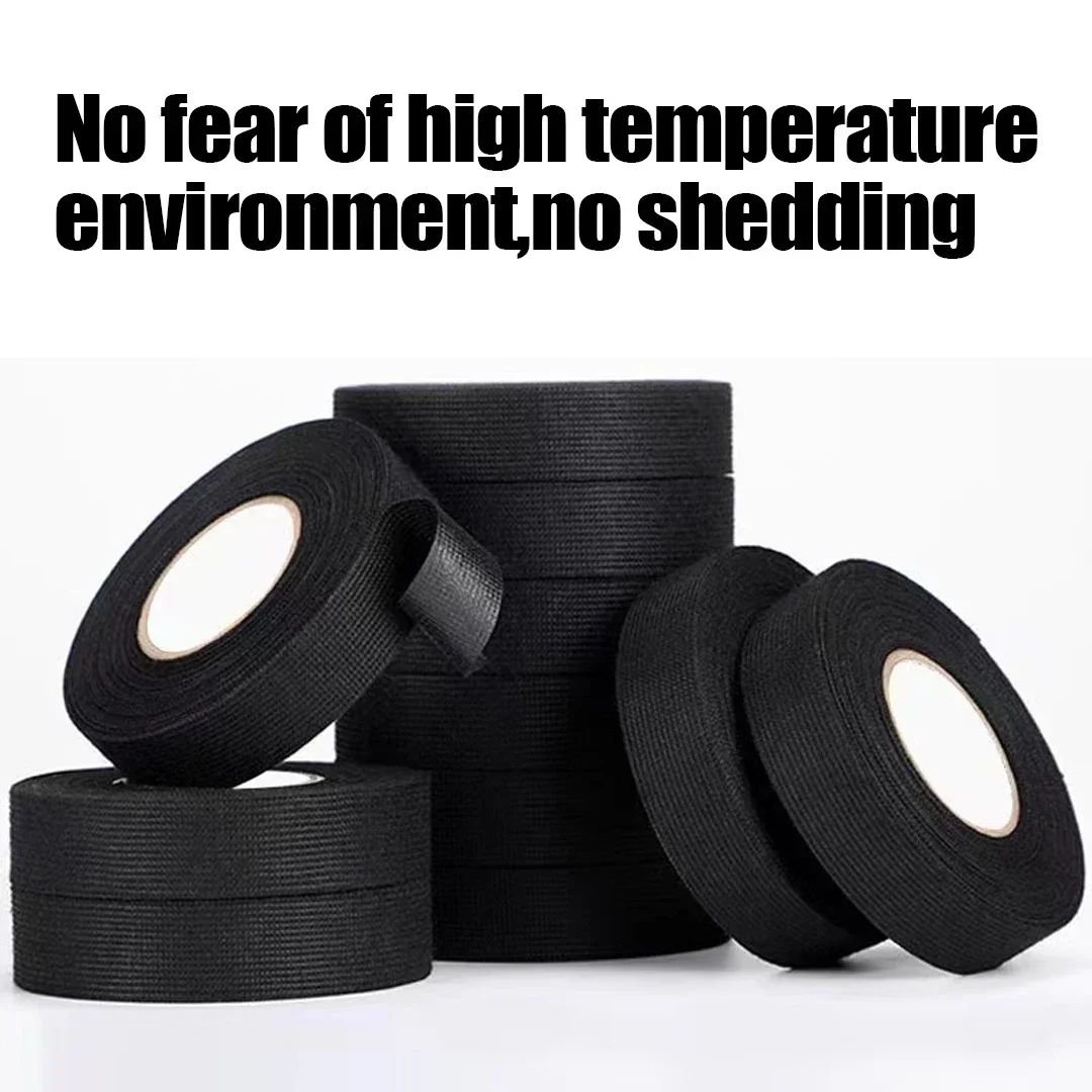 1/3/5Pcs Electrical Tape Heat Resistant Tape Waterproof Masking Sealing Electric Insulating Automotive Cloth Adhesives Sealers