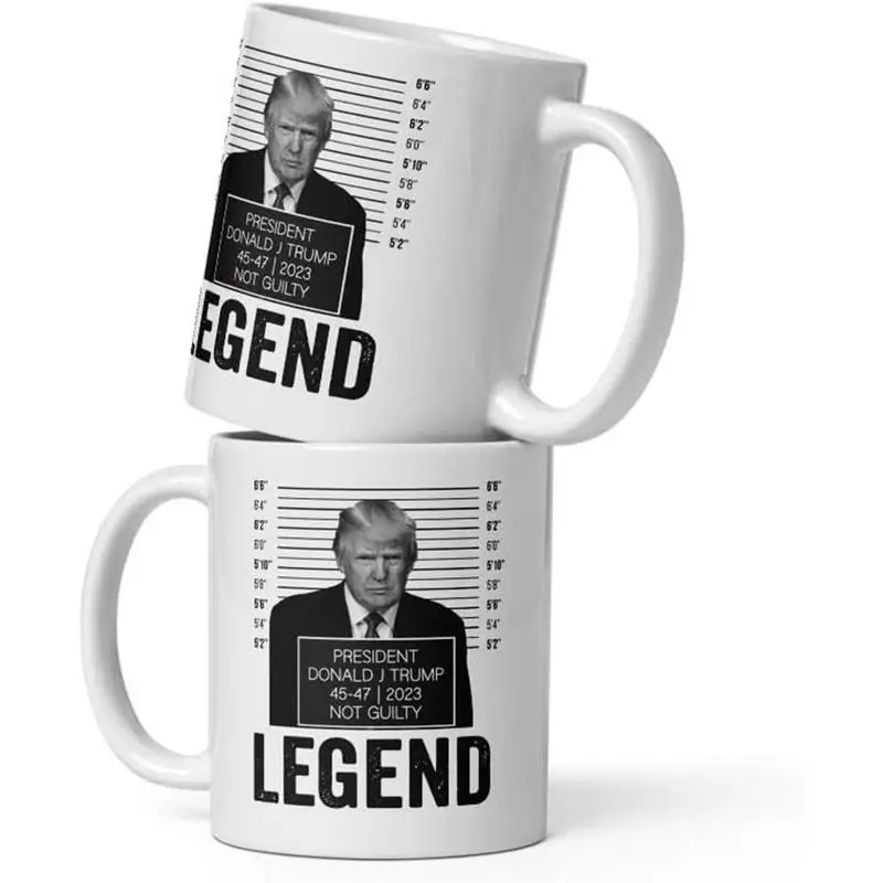 Donald Trump Cup 350ml Trump Mugshot Cup Ceramic Coffee Tea Mu Donald Trump 2024 Campaign Mug Ceramic Coffee Mugs