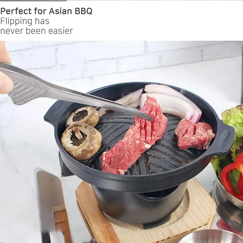 Clip per Barbecue per alimenti pinze per Barbecue accessori da cucina in acciaio inossidabile cottura di cibo grigliate all'aperto morsetto per bistecca antiaderente strumento di cottura