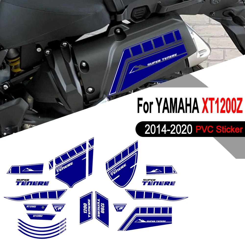 

For YAMAHA SUPER TENERE XT1200Z XT 1200Z Tank Pad Protector Stickers Windshield Windscreen Kit 2014 2015 2016 2017 2018 - 2020