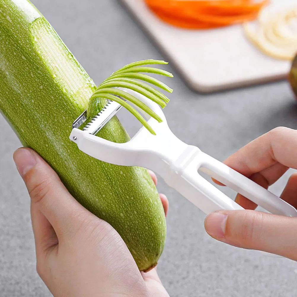 

Vegetable Slicer Multifunctional Kitchen Tool Stainless Steel Blade Non-Slip Handle For Carrot Potato Fruit Cutting