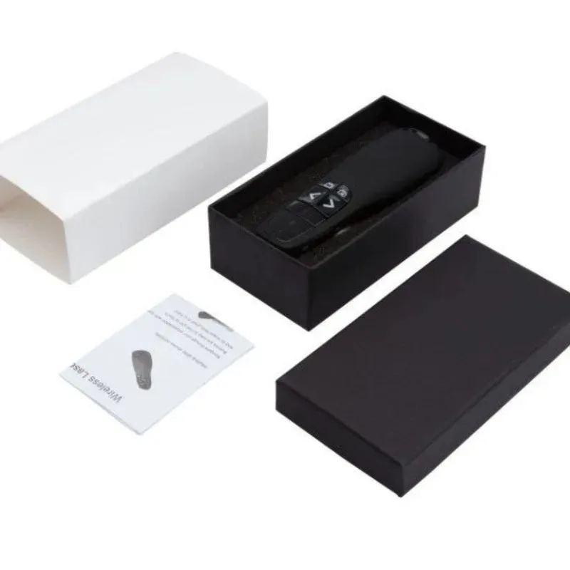 جهاز عرض تقديمي لاسلكي USB محمول مع جهاز تحكم عن بعد لمؤشر ليزر أحمر لاجتماعات العمل للمعلمين والمحاضرين