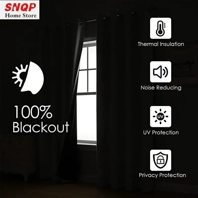 Custom Size 300cm Height 99% Blackout Curtains for Bedroom Living Room Dining Window Thermal Insulated Drapes Hotel Luxury