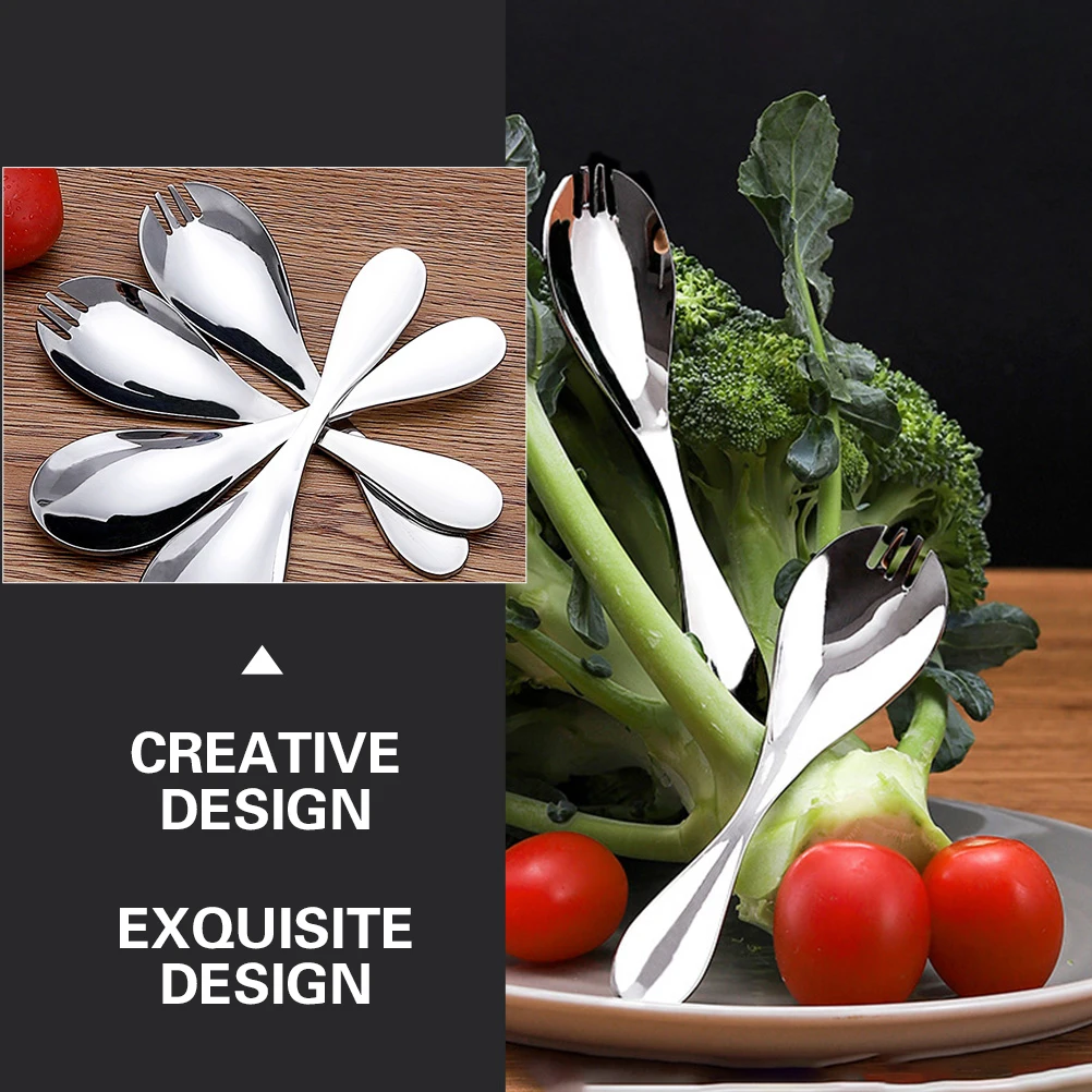 

3 Pcs Children Fork Spoon Set Toddler Utensils Stainless Steel Simple Design Long Term Use Eco Friendly Healthy Mirror Surface