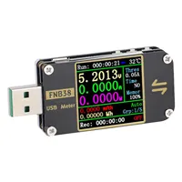 FNB38 Current And Voltage Meter USB Tester QC4+ PD3.0 2.0 Fast Charging Protocol Safe USB Voltage And Current Detection Meter