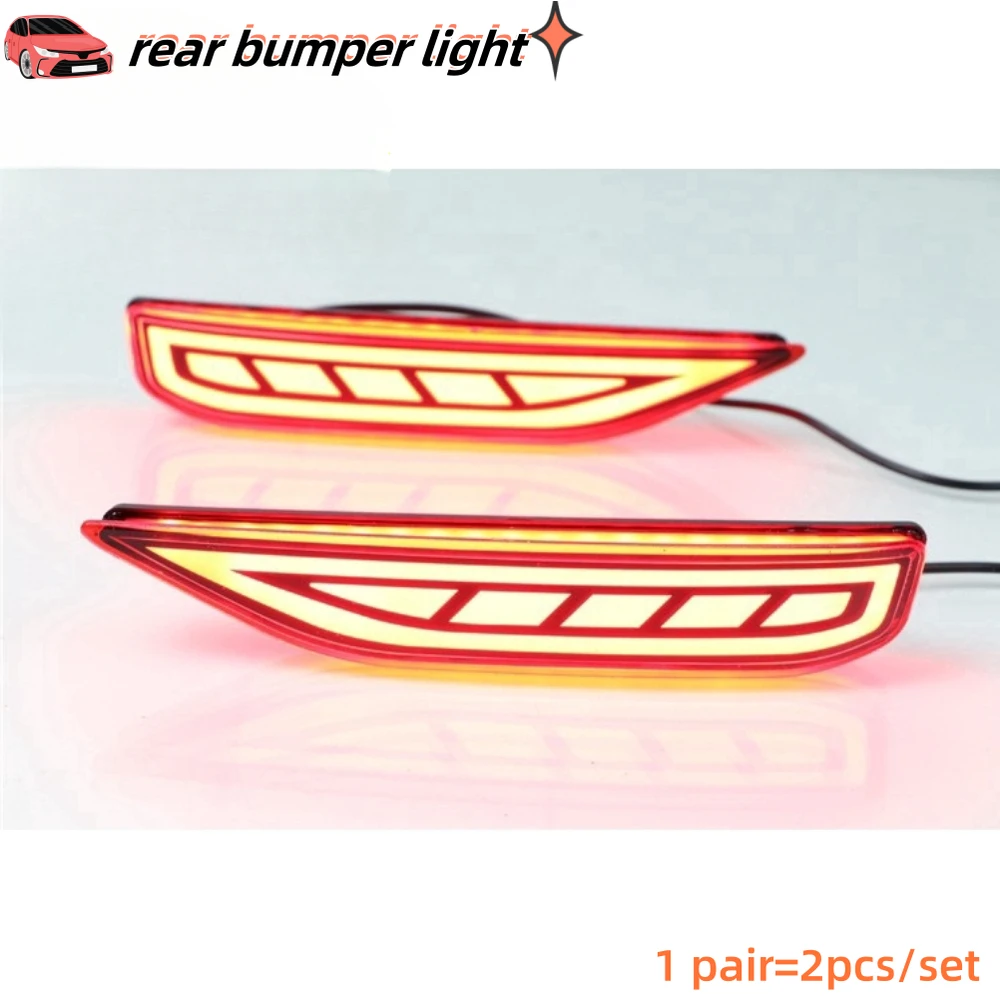 Отражатель заднего бампера для Mitsubishi XPANDER 2017 2018 2019 с 3 функциями вращения, 2 шт.